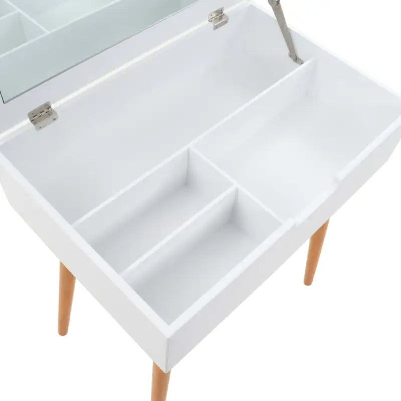 Kaptafel Met Spiegel 60X40X75 Cm Mdf
