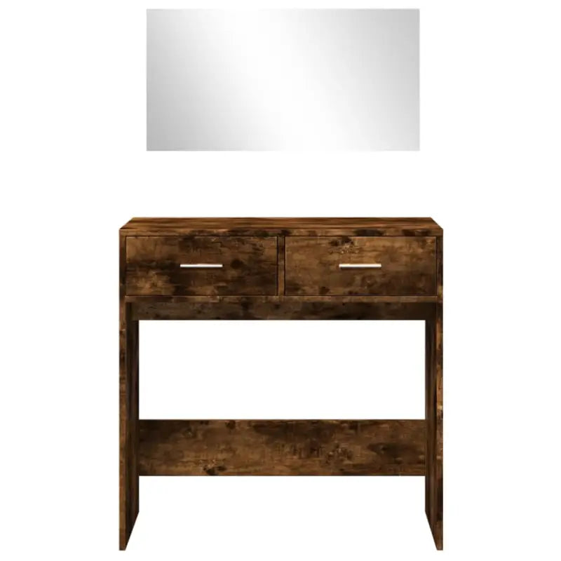 Kaptafel Met Spiegel 80X39X80 Cm Kleurig