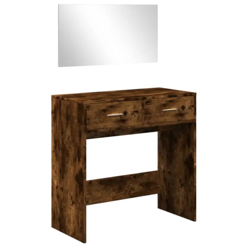 Kaptafel Met Spiegel 80X39X80 Cm Kleurig