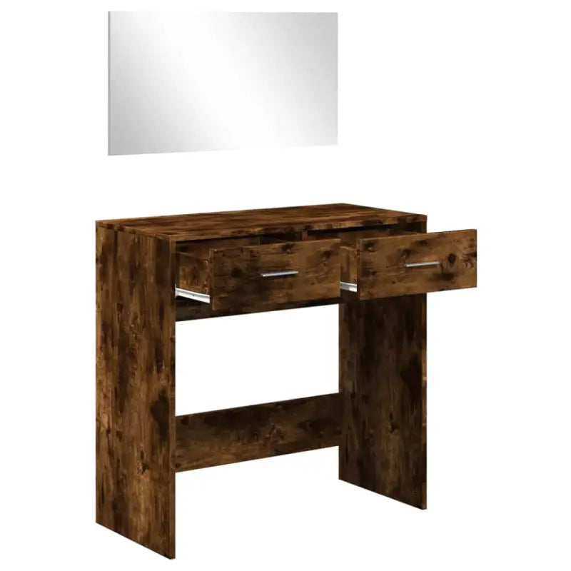 Kaptafel Met Spiegel 80X39X80 Cm Kleurig