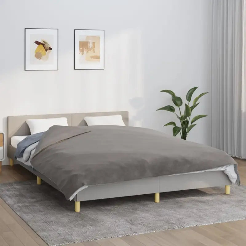 Katoenen stof verzwaringsdeken met geurloze glasparels en interne lussen - 200 x 220 cm / 1 / 9 kg - Dekens