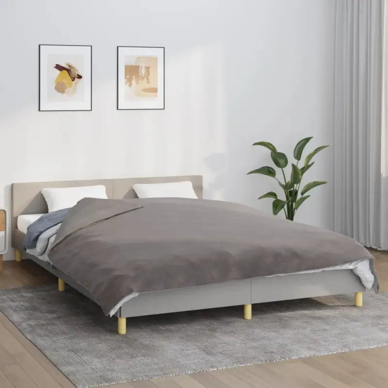 Katoenen stof verzwaringsdeken met geurloze glasparels en interne lussen - 200 x 225 cm / 1 / 13 kg - Dekens