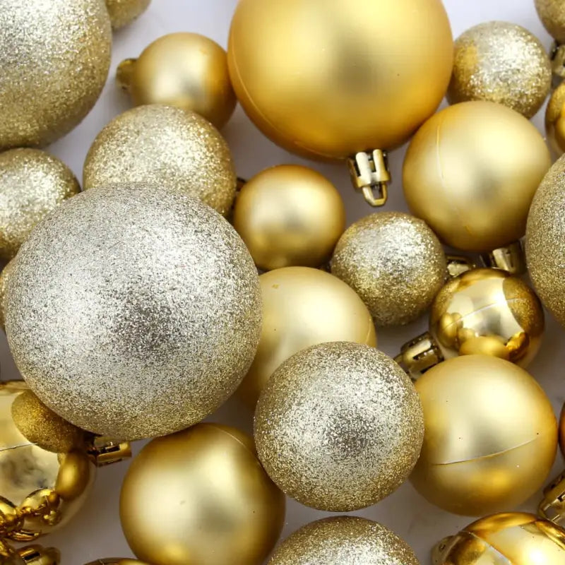 Kerstballen decoratie met levering bevat in 3 maten voor feestdagen - Decoratie voor feestdagen