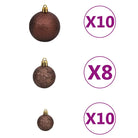 Kerstballenset voor een prachtige versiering van je kerstboom en huis - Kerstverlichting