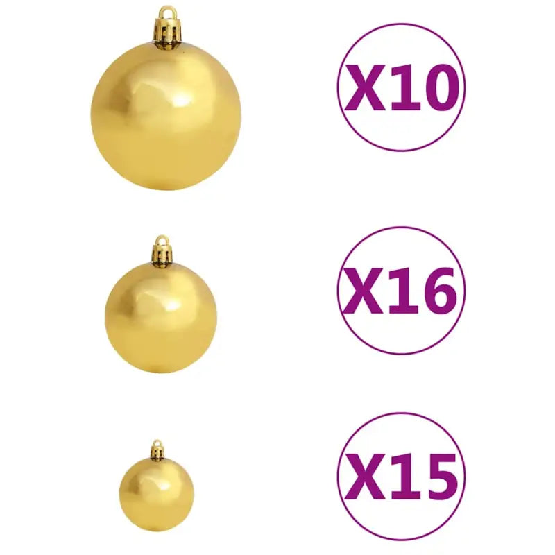 Kerstballenset voor een prachtige versiering van je kerstboom en huis - Kerstverlichting