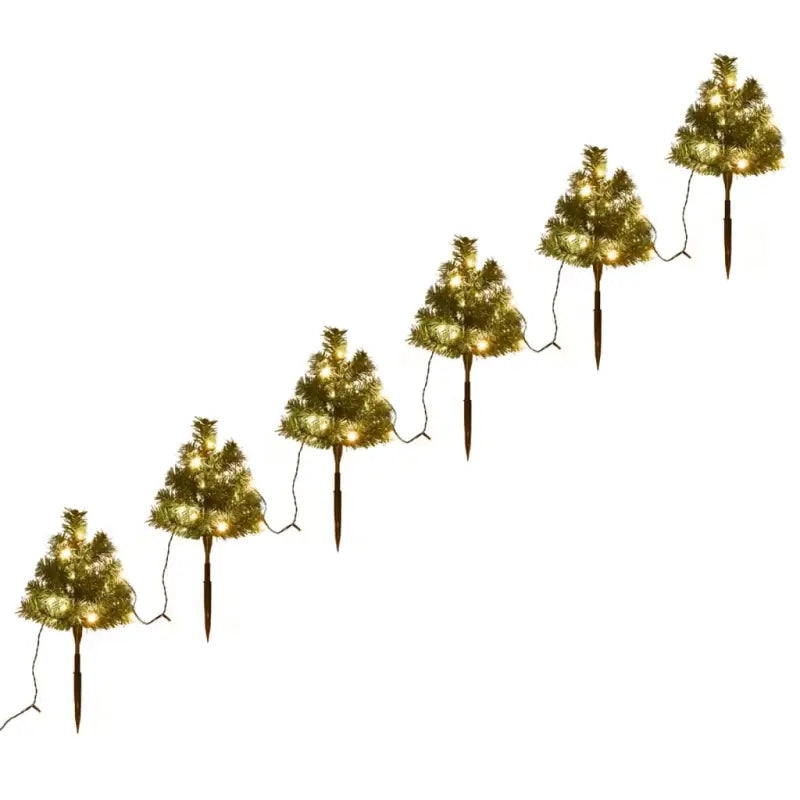 Kerstbomen met verschillende lichteffecten voor buiten versiering - Warmwit / 1 - Kerstbomen