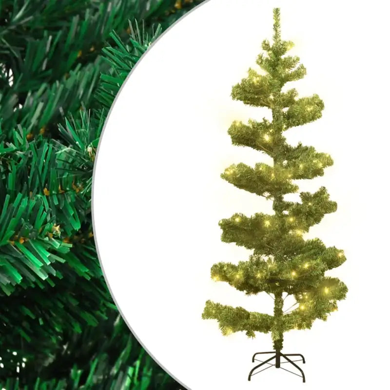 Kerstboom met spiraal ontwerp en verschillende lichteffecten - Groen / 180 x 95 cm / 1 - Kerstbomen