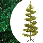 Kerstboom met spiraal ontwerp en verschillende lichteffecten - Groen / 150 x 80 cm / 1 - Kerstbomen