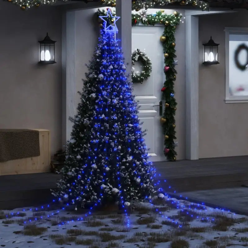 Kerstboomverlichting met diverse lichteffecten voor een feestelijke sfeer - Blauw / 1 - Kerstverlichting