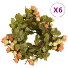 Kerstslingers met bloemen voor een romantische sfeer - Rood - Kransen en slingers