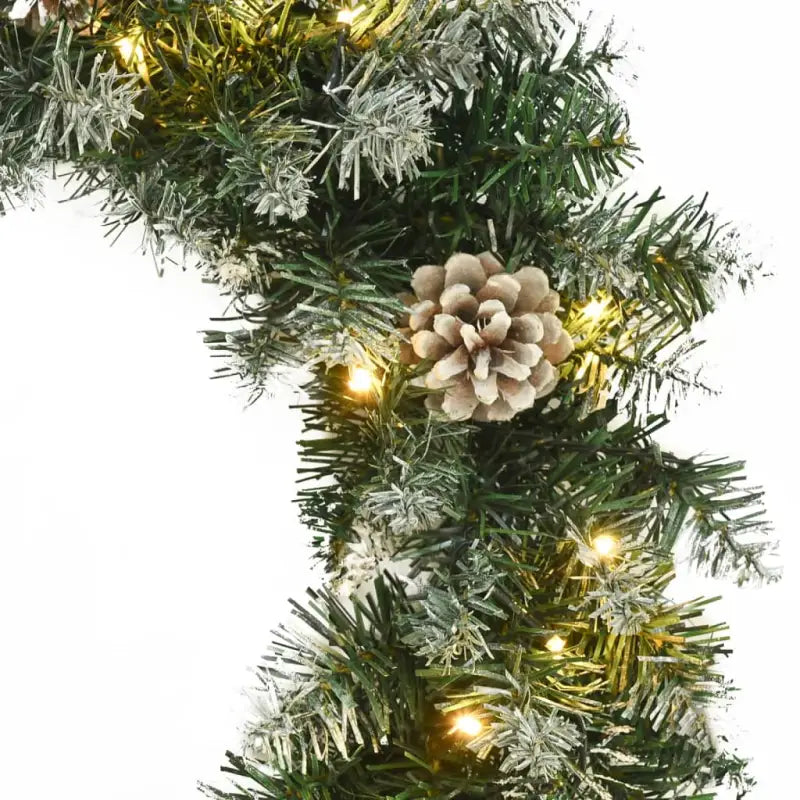 Kerstverlichting kerstkrans voor binnen en buiten weerbestendig - Kerstverlichting