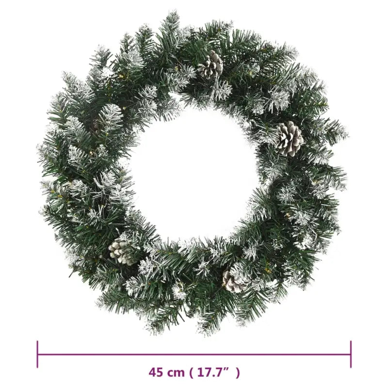 Kerstverlichting kerstkrans voor binnen en buiten weerbestendig - Kerstverlichting