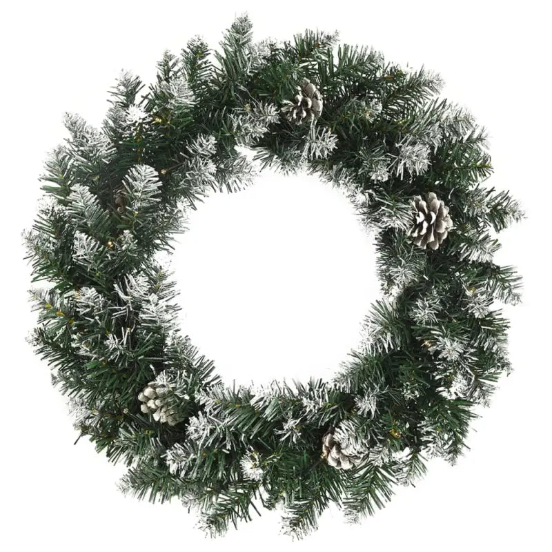 Kerstverlichting kerstkrans voor binnen en buiten weerbestendig - Kerstverlichting