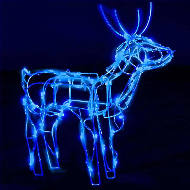 Kerstverlichting met drie rendieren en LED’s voor buitendecoratie - Kerstverlichting