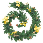 Kerstverlichting met gouden slinger voor binnen en buiten - Kerstverlichting