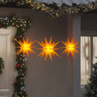 Kerstverlichting met grote en kleine sterren voor E14 spanning - Geel / 1 - Kerstverlichting