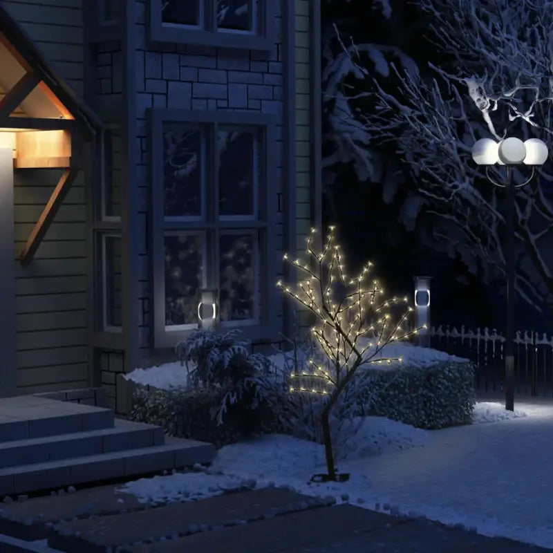 Kerstverlichting met kunstkerstboom en koudwit licht voor binnen - Warmwit / 120 cm / 1 - Kerstverlichting