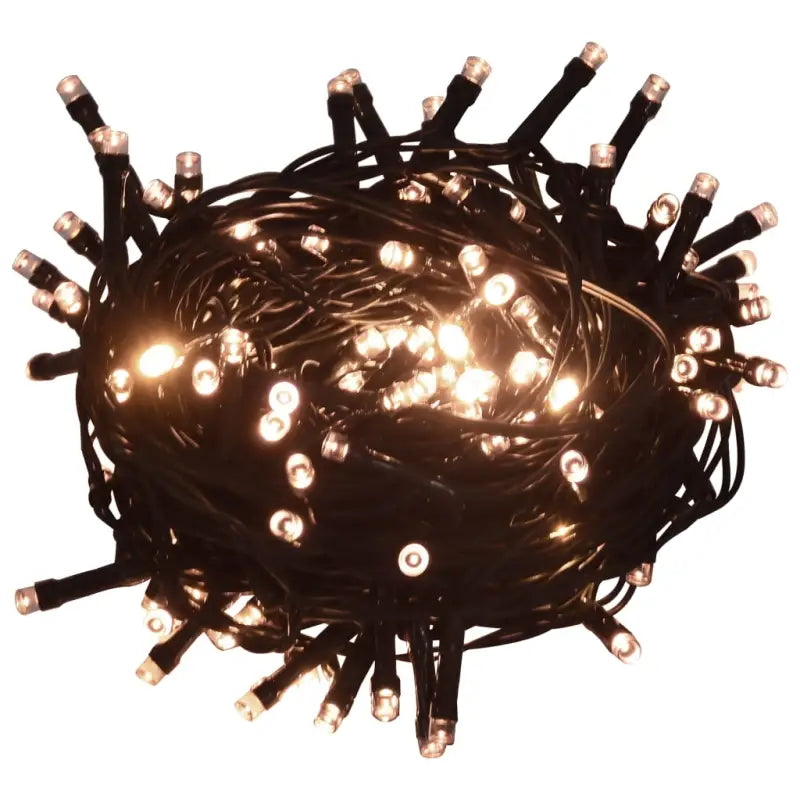 Kerstverlichting met LED en totale lengte van 15 meter - Warmwit / 100 m / 1 - Kerstverlichting