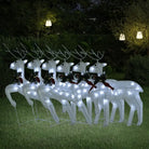 Kerstverlichting met verschillende lichteffecten voor binnen en buiten - Wit / 6 / 1 - Kerstverlichting