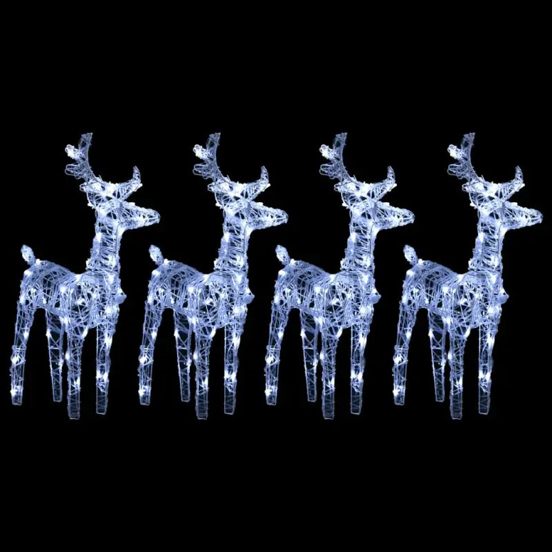 Kerstverlichting met verschillende lichteffecten voor je tuin decoratie - Koudwit / 4 / 1 - Kerstverlichting