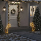 Kerstverlichting Meteoor met energiebesparende LED’s voor huis en tuin - Zwart / 62 cm / 1 - Kerstverlichting