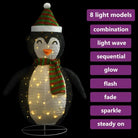 Kerstverlichting Pinguïn met Dikke Stof en Lange Verlengkabel - 120 cm / 1 - Kerstverlichting