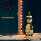 Kerstverlichting Pinguïn met Dikke Stof en Lange Verlengkabel - 120 cm / 1 - Kerstverlichting