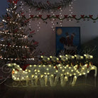 Kerstverlichting Rendes met Arrenslee Zilverkleurig - Goud / 6 / 1 - Kerstverlichting