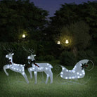 Kerstverlichting Rendes met Arrenslee Zilverkleurig - Wit / 2 / 1 - Kerstverlichting