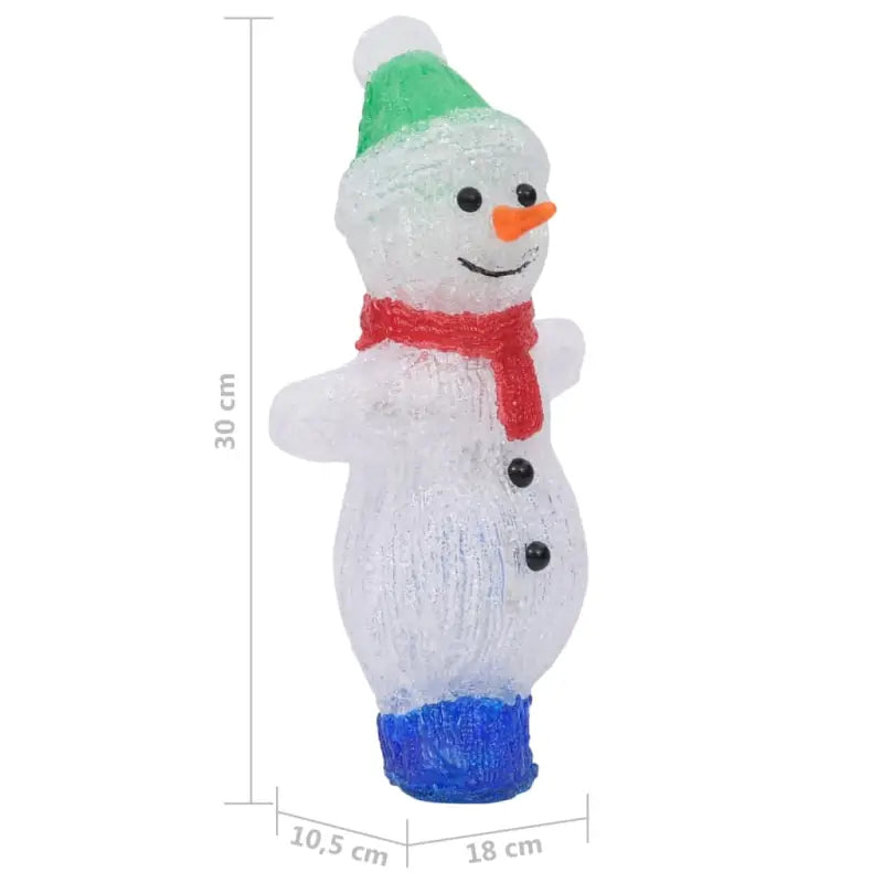 Kerstverlichting Sneeuwman van sterk acrylmateriaal voor feestelijke sfeer - Kerstverlichting