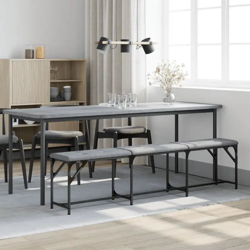 Keuken- en eettafelbank met stevig staal voor een warme sfeer - Keuken- & eettafelbanken