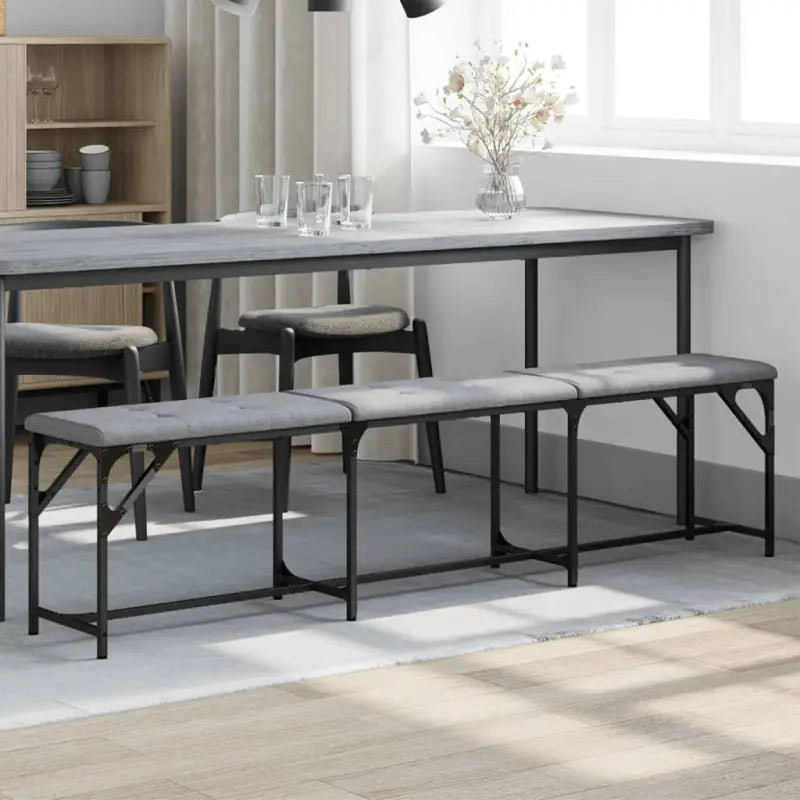 Keuken- en eettafelbank met stevig staal voor een warme sfeer - Keuken- & eettafelbanken