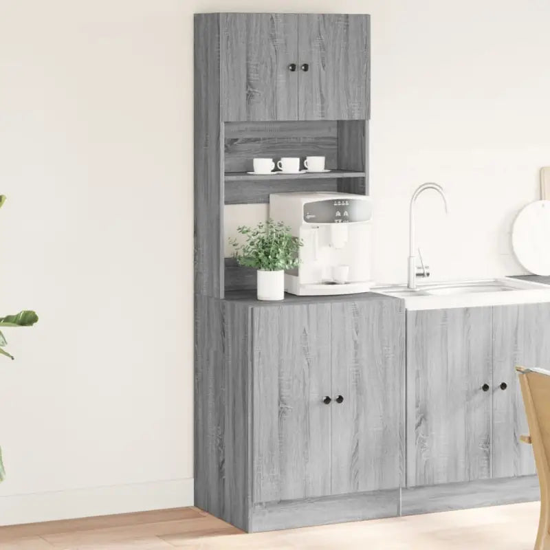 Keukenkast van bewerkt hout voor breed toepasbaar gebruik - Grijs sonoma / 1 / 60 cm - Keukenkasten