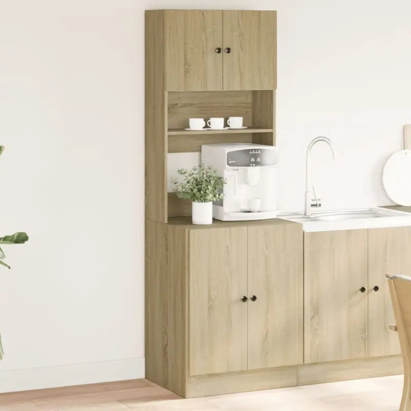 Keukenkast van bewerkt hout voor breed toepasbaar gebruik - Sonoma eiken / 1 / 60 cm - Keukenkasten