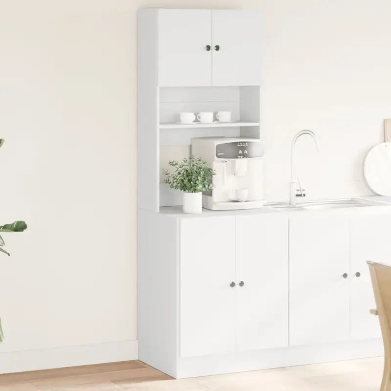 Keukenkast van bewerkt hout voor breed toepasbaar gebruik - Wit / 1 / 60 cm - Keukenkasten