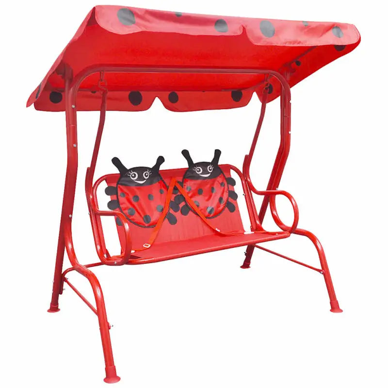 Kinder Schommelbank voor Tuin Vermaak en Ontspanning - Rood / 1 - Schommelbanken