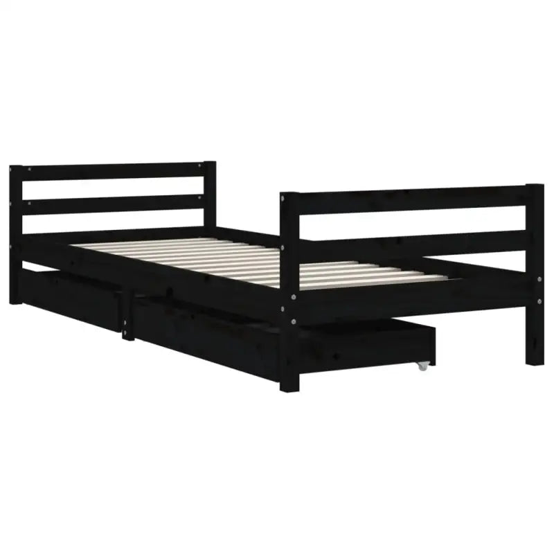 Kinderbed van massief grenenhout met elegant en tijdloos design - Peuter- & kinderbedden