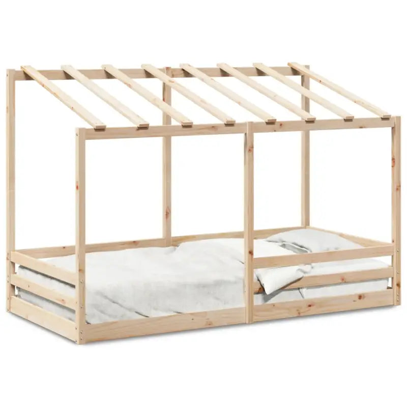 Kinderbed van massief grenenhout voor duurzaamheid en ruimtebesparing - Bedden & bedframes