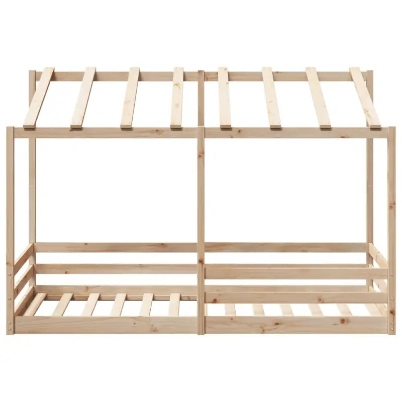 Kinderbed van massief grenenhout voor duurzaamheid en ruimtebesparing - Bedden & bedframes