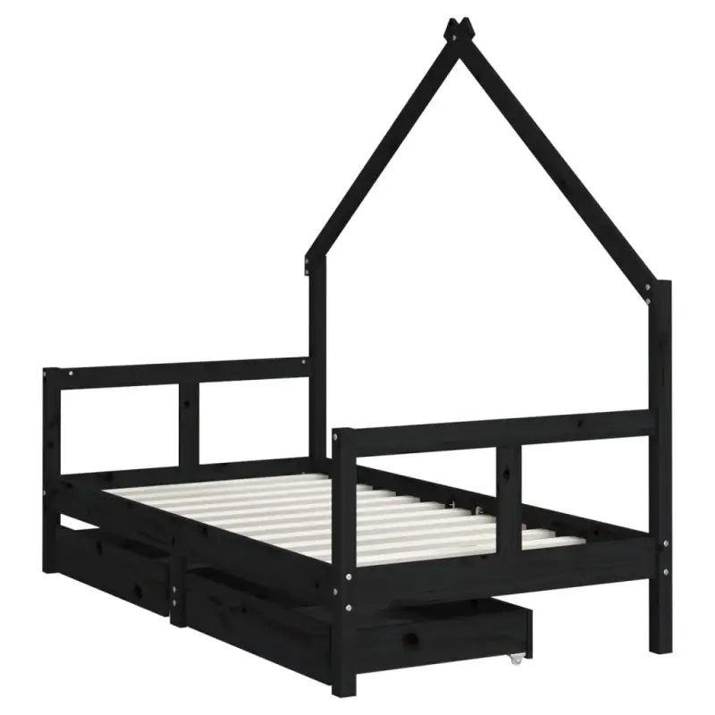 Kinderbed van massief grenenhout voor een vrolijke slaapkamer - Peuter- & kinderbedden