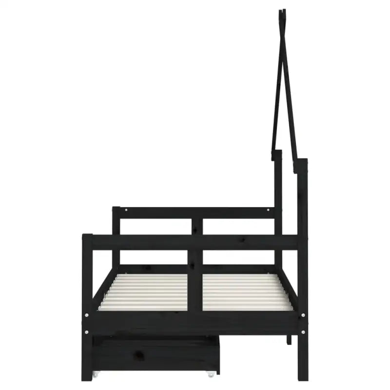 Kinderbed van massief grenenhout voor een vrolijke slaapkamer - Peuter- & kinderbedden