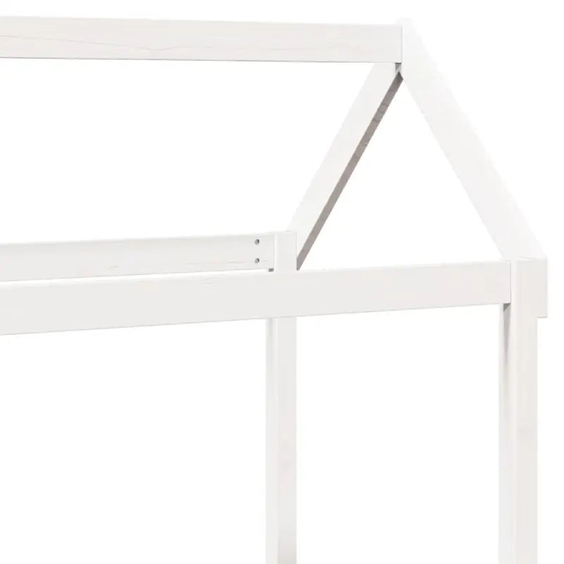 Kinderbedhuisje met open zijdeur in massief grenenhout - Accessoires voor bedden