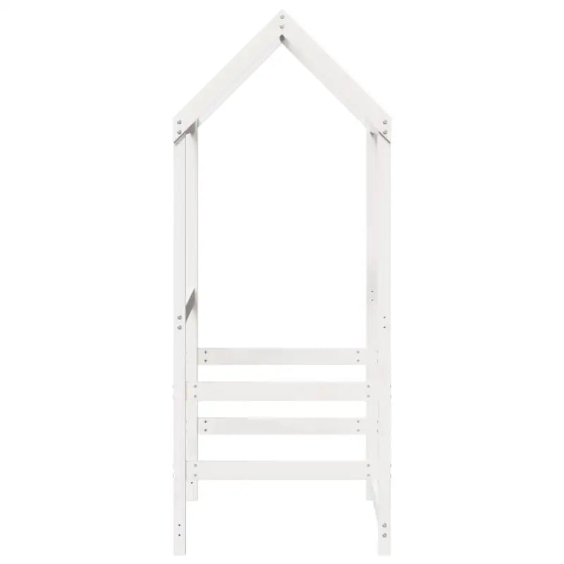 Kinderbedhuisje met open zijdeur in massief grenenhout - Accessoires voor bedden