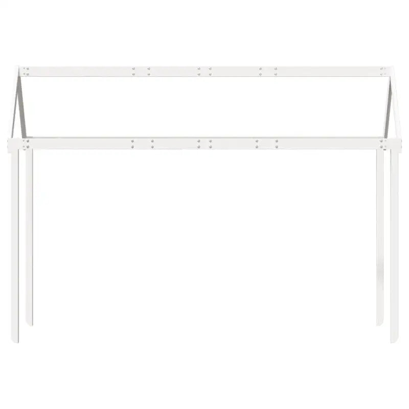 Kinderbedhuisje met open zijdeur van massief grenenhout - Accessoires voor bedden