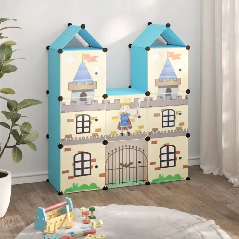 Kinderopbergmeubel Met 6 Vakken Polypropeen