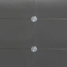 Klassiek bedframe met elegante charme en stalen poten - Grijs / 180 x 200 cm - Bedden & bedframes