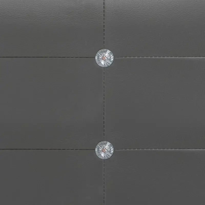 Klassiek bedframe met elegante charme en stalen poten - Grijs / 180 x 200 cm - Bedden & bedframes
