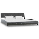 Klassiek bedframe met elegante charme en stalen poten - Grijs / 180 x 200 cm - Bedden & bedframes
