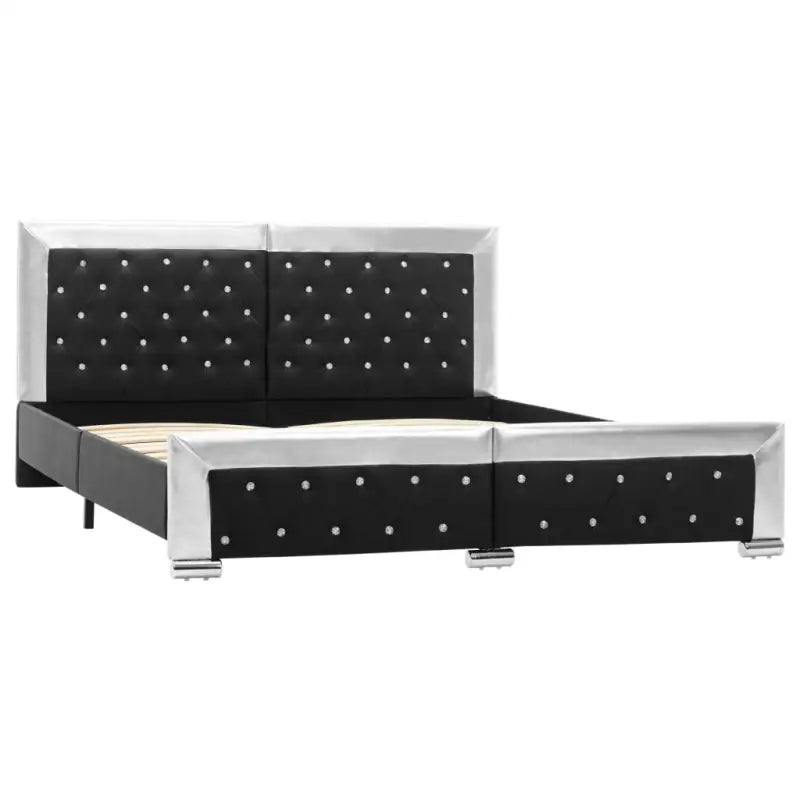 Klassiek bedframe met elegante charme voor jouw slaapkamer - Zwart / 160 x 200 cm - Bedden & bedframes