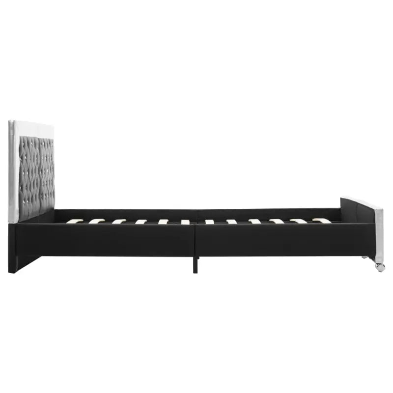 Klassiek bedframe met elegante charme voor jouw slaapkamer - Zwart / 160 x 200 cm - Bedden & bedframes